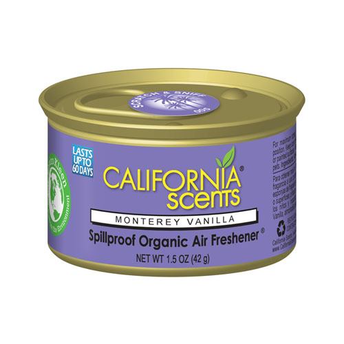 California Scents Car Scents Air Freshener Can Monterey Vanilla 42g